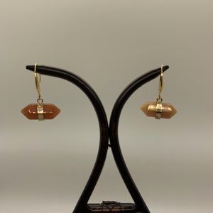 Agate stone earrings